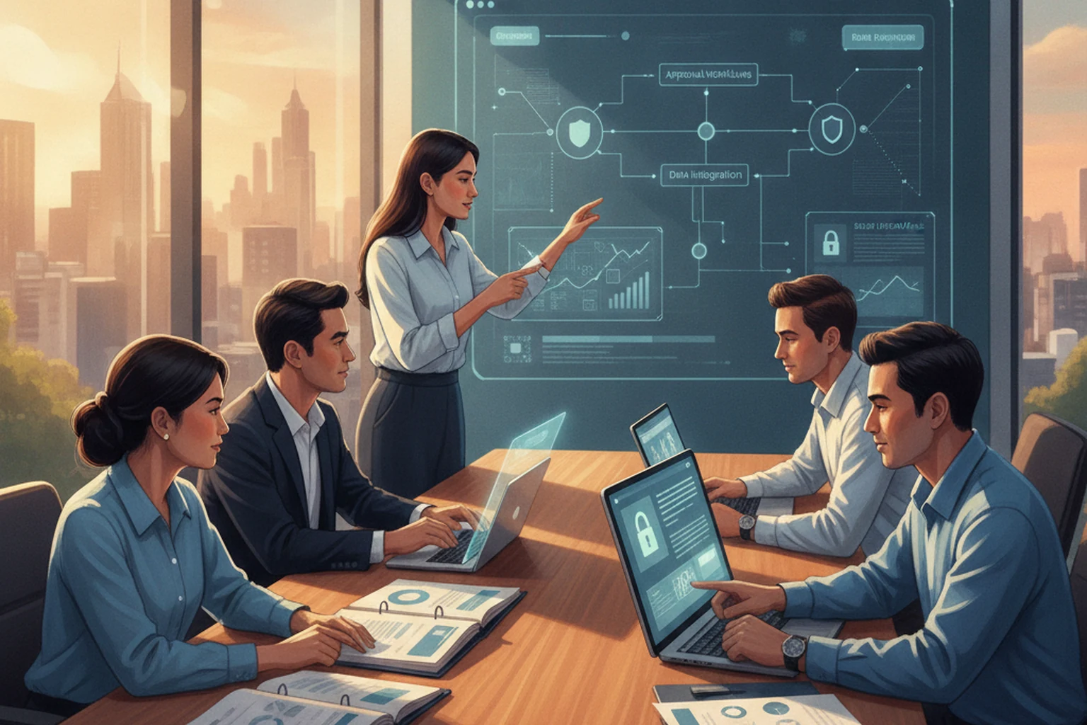 Research Brief: Outsourced Service Delivery Review Consistency editorial illustration